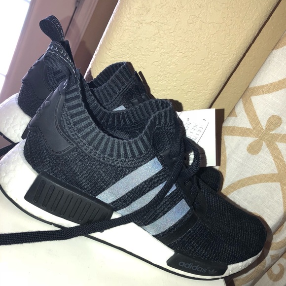 adidas Shoes - Black Prime-knit Adidas Tennis shoes